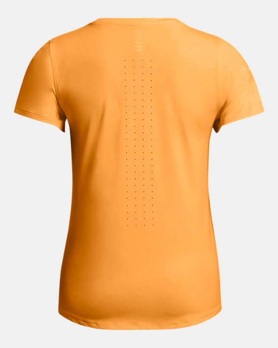 Camiseta de manga corta UA Launch Elite para mujer, Orange, pdpMainDesktop image number 4